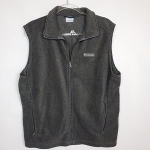 Columbia full zip vest gray. Sz Med
